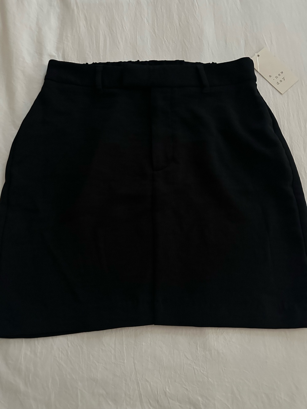 a new day Black Mini Skirt